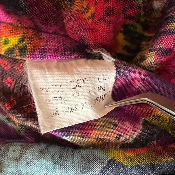 Vintage Substudio Abstract Short Sleeve Button Up Cotton/Rayon shirt L -Tagged S - Picture 6 of 9